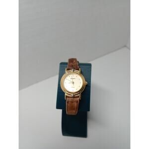Regency Women's Wrist Watch Analog Brown Leather Band